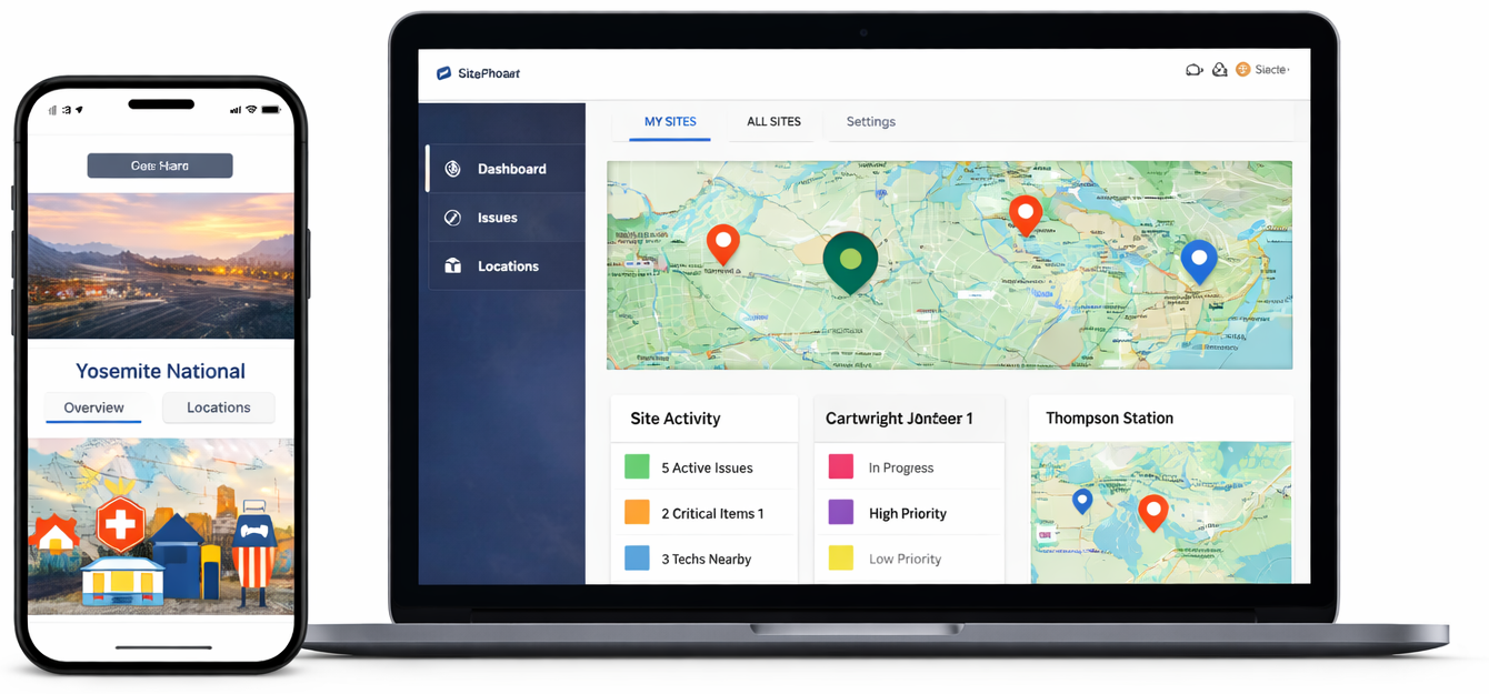 SitePacket Dashboard