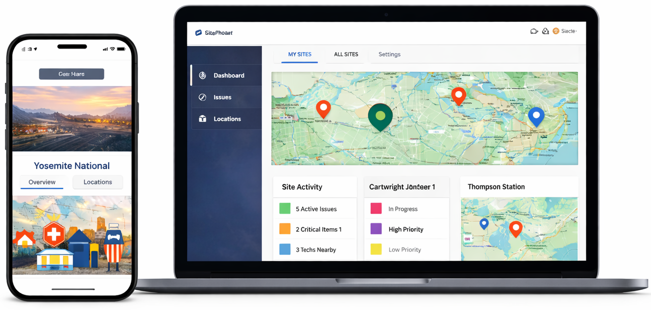 SitePacket Dashboard